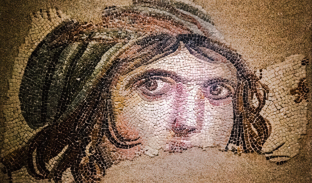 Zeugma Mozaik Müzesi Gaziantep, Çingene Kızı Mozaiği