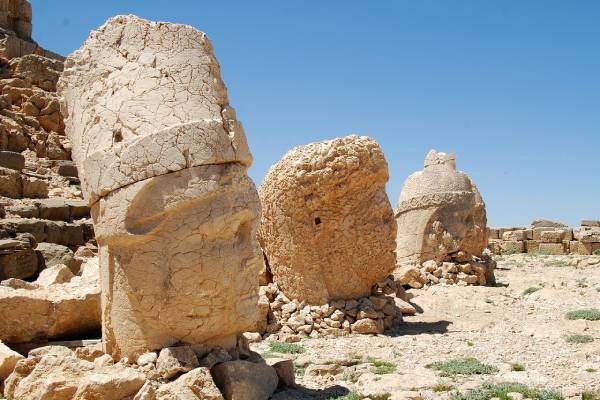 Mount nemrut, open air museums in turkey, stone statues of nemrut, kingdom of commagene
