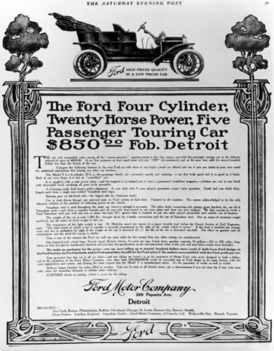Ford Model T Reklamı
