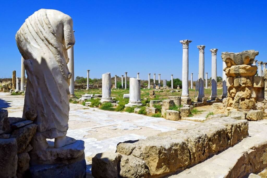 Kıbrıs gezilecek yerler, salamis antik kenti
