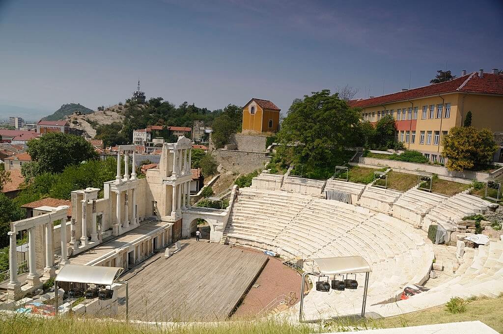 bulgaristan gezilecek yerler, plovdiv antik roma tiyatrosu