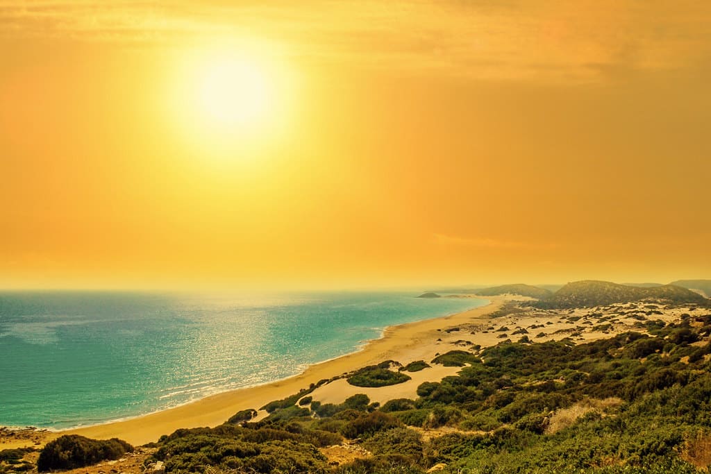 kıbrıs sahilleri, altınkum plajı