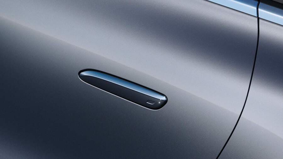 Elektrikli Mercedes Benz EQS 580 4MATİC kapı kolu detay ayrıntı (1)